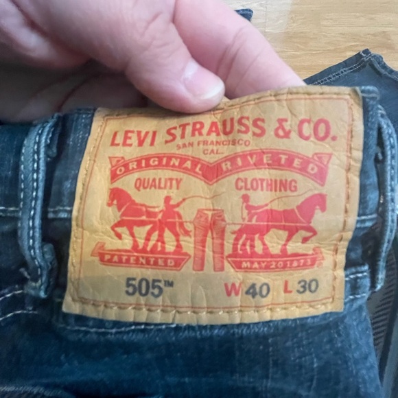 Men’s Dark Blue Levi’s W40/ L30 jeans - Picture 7 of 8